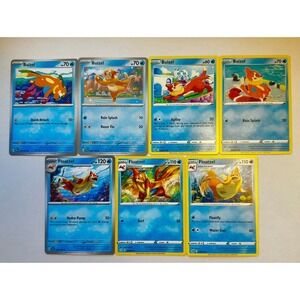 Pokémon TCG Buizel Floatzel Basic Stage 1 Lot 7 Cards Regular English